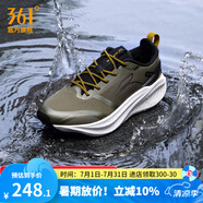 361°【爆沫4雨屏】運(yùn)動(dòng)鞋男鞋2024冬季新款防潑水減震耐磨專業(yè)跑步鞋 【爆沫4雨屏】軍綠/海藻色 43