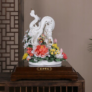樘君德化陶瓷盛世祥龍擺件吉祥龍手捏瓷花家居公司瓷器工藝品禮品 盛世祥龍-彩繪