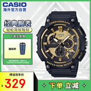 卡西歐（CASIO）手表 經(jīng)典大盤休閑時尚腕表戶外運動防水男士手表 MCW-200H-9AVDF