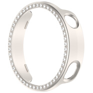 watchbond適用小米手表Watch S4保護(hù)殼女款41mm鏤空鑲鉆保護(hù)殼保護(hù)套智能運(yùn)動(dòng)手表s4手表流沙金屏幕保護(hù)配件 磨砂星光-單排鉆【PC半包鏤空硬殼】精準(zhǔn)開(kāi)孔 適用小米Watch S4 (4