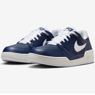 耐克（NIKE）板鞋男鞋 2025秋季新款Court滑板鞋時(shí)尚輕便透氣潮流小白鞋運動(dòng)鞋 藍藏青-白/牛剖層革 40.5