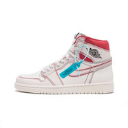 CLENIKEEDAIR NIKE 莆田純原  AJ1High高幫潮流運動(dòng)籃球鞋白紅做舊芝加哥白 AJ1【兔八哥】高幫 37.5