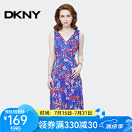 唐可娜兒（DKNY）【京東奧萊】女裝絕美連衣裙女夏季裙子設(shè)計(jì)感小眾長(zhǎng)裙DD9CY576-4 DD9CY576-445 S