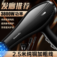POREE飛科發(fā)廊大功率吹風(fēng)機5000W家用大風(fēng)力3800W理發(fā)店專(zhuān)用9000負離子 發(fā)廊高速2.5米防爆線(xiàn)【標配套餐】AC大電機純筒機
