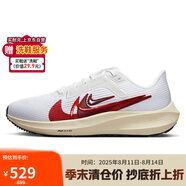 耐克NIKE女跑步鞋飛馬40PEGASUS 40新年紅運動鞋F(xiàn)B7703-100白紅35.5