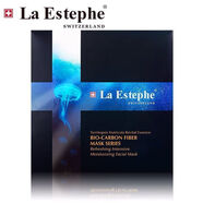 La Estephe瑞斯美凈透保濕面膜貼清潔毛孔補(bǔ)水提亮瑞士黑鉆面膜女 保濕 1盒 6片/盒