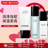 香奈兒（Chanel）山茶花洗面奶泡沫潔面乳清潔保濕控油水乳護膚品套裝 生日禮物女 3件套 洗面奶+爽膚水+潤澤乳