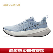 安踏（ANTA）云雀|運(yùn)動(dòng)休閑戶外跑步鞋防滑緩震運(yùn)動(dòng)跑鞋112515531A 微塵藍(lán)-2 42