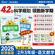 陽光同學(xué) 2025秋新版 暑假銜接二升三語文+數(shù)學(xué)人教版（全套兩冊）預(yù)備三年級小學(xué)暑假作業(yè)預(yù)復(fù)習(xí)同步訓(xùn)練練習(xí)冊一本通
