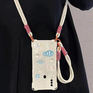 俊言俊言oppoA31手機殼 A31t保護套歐珀A31T簡約ppoo a31軟硅膠a31t寬掛繩oqqoa31四角防摔防摔超薄潮 四角款-【白色】貝殼魚+短和長掛繩 OPPOA31 2020