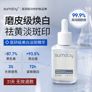 SUMDOY日本進口美白淡斑抗皺緊致補水煙酰胺面部精華液30ml七夕男女