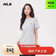MLB短袖T恤男女時尚夏季休閑經(jīng)典純色圓領25新款3ATSB0153-44MGS-XXL