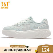 361度女運(yùn)動(dòng)鞋秋季新款361度女板鞋 糖霜薄荷/羽毛白 37