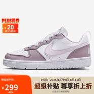 耐克NIKE女子休閑鞋 COURT BOROUGH 運(yùn)動(dòng)鞋DV5456-134白/粉紫37.5