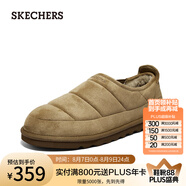 斯凱奇（Skechers）戶外休閑復(fù)古加絨保暖雪地靴一腳蹬鞋子205179 棕褐色/TAN 40