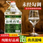 瀘龍工匠純糧食白酒瀘州濃香型高粱酒散裝泡酒桶裝高度原漿酒 52度 5L 1桶 【品質(zhì)高粱酒】