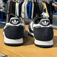 阿迪達斯 （adidas）休閑鞋男鞋女鞋夏季新款三葉草運動鞋New York減震跑步鞋JH9801 JH9801黑白灰 43
