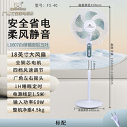 Wanbao萬寶萬寶室內(nèi)落地扇家用定時搖頭電風(fēng)扇18寸大風(fēng)力室內(nèi)加厚六片鋁扇葉 萬寶白配綠18英寸4檔位5片鋁扇葉