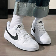 耐克（NIKE）女鞋夏秋季新款COURT簡版空軍一號AF1板鞋小白鞋運動休閑鞋子女 DV5456-104黑/白經(jīng)典 36.5