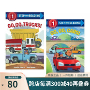 英文原版 Wild Kratts 動(dòng)物兄弟 PBS教育科幻科幻動(dòng)畫版 Step into Reading 美國蘭登經(jīng)典分級(jí)讀物 綠山墻 Go, Go, Trucks! 交通工具 2冊(cè) 綠山墻圖書