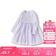 巴拉巴拉童裝兒童連衣裙女童裙子2024春裝小童洋氣網(wǎng)紗公主裙208124111009