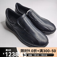 愛步（ECCO）代購ECCO愛步歐文一腳蹬511524 511564休閑男鞋皮鞋 511524-02001黑色 43