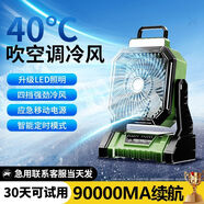 戶外露營大風(fēng)力充電電風(fēng)扇便攜式小型臺扇USB超長續(xù)航可充電 靜音綠【九萬】電源寶-四檔冷風(fēng)/定時(shí)丨保一年 露營必備丨瑞士渦輪電機(jī)-澎湃冷風(fēng)吹10米