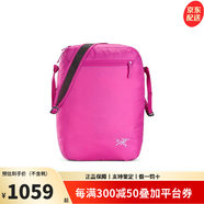 始祖鳥（ARC'TERYX）單肩斜挎包heliad 12L logo徽標(biāo)多功能純色尼龍手提包男女同款 粉色 約37*17*44cm