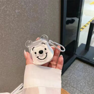 無(wú)線(xiàn)藍牙耳機卡通入耳可愛(ài)適用于蘋(píng)果OPPO小米vivo安卓iPhone降噪 水晶維尼【耳機+耳機套+充電倉】 旗艦版