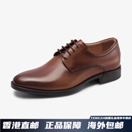 萊爾斯丹（le saunda）新款男鞋低幫系帶商務正裝鞋德比皮鞋5MM01801 深啡色 TML 42