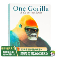 一只大猩猩 計數書(shū)One Gorilla: A Counting Book 英文原版繪本 Anthony Browne安東尼布朗 紙板書(shū)