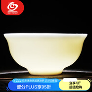 MULTIPOTENT主人杯中國白陶瓷羊脂玉 功夫茶具品茗杯 沉香杯 精美伴手禮盒