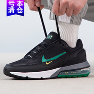 耐克（NIKE）休閑鞋男鞋2025夏季新款運動鞋AIR MAX氣墊鞋減震跑步鞋DR0453 FN7459-003黑色孔雀綠白色金色 42