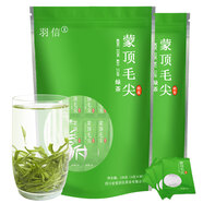 羽信教師節茶葉禮盒毛尖綠茶茶葉2025明前新茶蒙頂山茶獨立小包自己喝 同款自飲裝60小包（240g）