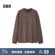 森馬長袖T恤男冬季小高領打底衫印花內搭101724101101