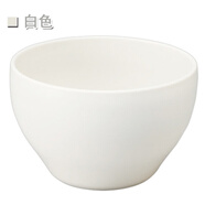 inomata塑料碗家用微波爐泡面碗兒童防摔防燙餐具拉面碗飯碗 白色