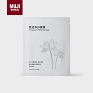 無印良品（MUJI）瑩透凈白面膜 貼片面膜 27mL