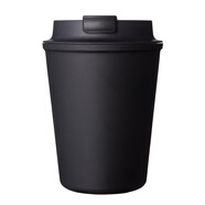RIVERSsleek便攜隨行杯隨手杯 咖啡杯子耐熱防燙防漏杯lid 黑色 sleek