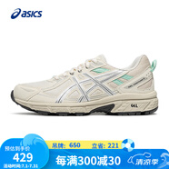 亞瑟士ASICS女子透氣耐磨越野跑步鞋 GEL-VENTURE 6 白色/銀色 35.5 