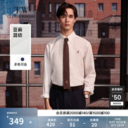 Teenie Weenie Men小熊男裝休閑襯衫春季長袖上衣簡約風(fēng)外套男士 白色 M 170