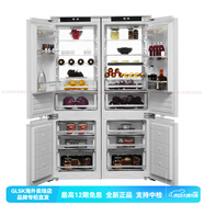 大宇（DAEWOO）V3PRO全嵌入式風(fēng)冷冰箱組合節(jié)能變頻內(nèi)嵌四開門一體櫥柜 白色 四開門冰箱