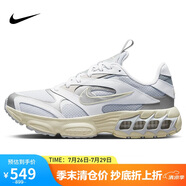 耐克NIKE女跑步鞋緩震ZOOM AIR FIRE低幫運(yùn)動(dòng)鞋F(xiàn)D9860-001銀灰/白35.5