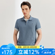 G2000【多色可選】男POLO衫夏休閑短袖涼感透氣男裝簡(jiǎn)約通勤商務(wù) 刺繡款-紫藍 2L/XL/180