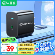 畢亞茲 藍(lán)牙接收器5.3適配器轉(zhuǎn)音箱響aux 接老式功放耳機(jī)立體聲無(wú)線(xiàn)轉(zhuǎn)接臺(tái)式電腦筆記本電視機(jī)音頻發(fā)射器