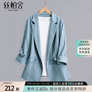 絲柏舍韓版修身薄款小西服2025春夏新款女裝九分袖顯瘦外套