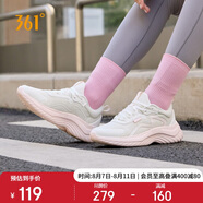361°運(yùn)動(dòng)鞋女秋季網(wǎng)布透氣健身輕便休閑厚底慢跑步鞋子女682232210-5