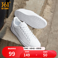 361度板鞋男春夏季滑板鞋輕便時(shí)尚百搭休閑低幫板鞋 361度白【男款】 44