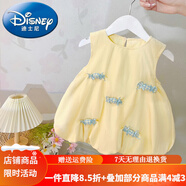 迪士尼（Disney）童裝女童連衣裙夏季新款公主裙兒童裙子小童寶寶洋氣背心裙小女孩 黃色【糖果裙】 100 尺碼2~3歲【 90-100cm】cm