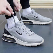 耐克（NIKE）男鞋25夏秋季新款運動休閑鞋慢跑鞋AIR MAX氣墊鞋緩震透氣跑步鞋 黑/暗煙灰/網(wǎng)面透氣-007 44.5