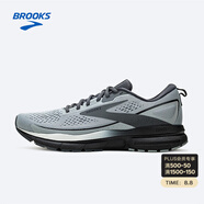 布魯克斯（BROOKS）男子減震舒適跑鞋Trace 3 軌跡1104121D 灰色/黑色/烏木色43